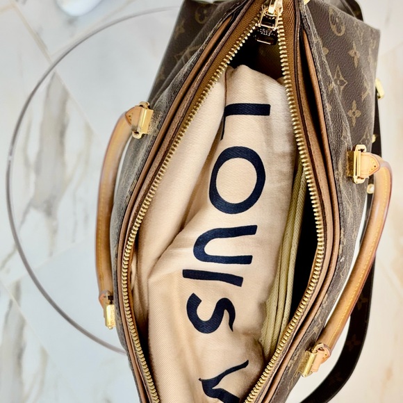 Louis Vuitton Brown and Tan Monogram Shoulder Bag - Picture 2 of 10